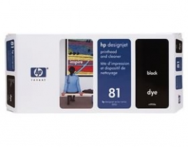 Hp 81 Black Dye Printhead And Cleaner C4950a