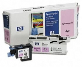 Hp No 81 Dye Ph And Cleaner Lt Magenta C4955a