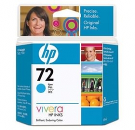 Hp No 72 Ink Cartridge 69-ml Cyan C9398a