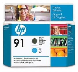 Hp 91 Matte Black And Cyan Printhead C9460a