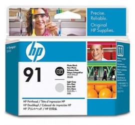 Hp 91 Photo Black And Lt Gray Printhead C9463a