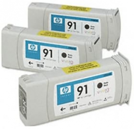 Hp 91, 3 Ink Multi Pack Matte Black C9480a