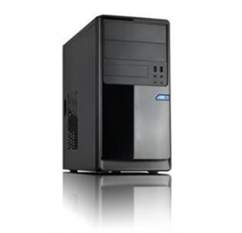 Casecom Cm13 Black Matx W/ 550w 1x Usb3.0+1xusb2.0, Hd Audio Cacc-cm13bk550w