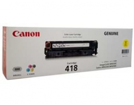 Canon Cart418y Yellow Toner Cart For Mf8350cdn Cart418y