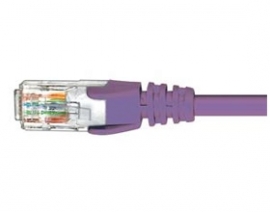Cabac 0.5m Cat5rj45 Purple Purple Patch Lead Rj45 Cat5epu0.5