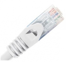 Cabac Hypertec 1m Cat6 Rj45 White White Patch Lead Rj45 Hcat6wh1