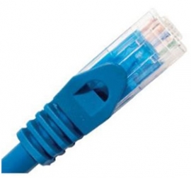 Cabac Hypertec 1m Cat5 Rj45 Blue Blue Patch Lead Rj45 Hcat5ebl1