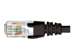 Cabac 5m Cat5 Rj45 Black Black Patch Lead Rj45 Pl5ebk5