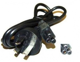 Cabac 2m 3 Core Power Cable Clover For Notebook/ Ac Adapter Cbpow-3c