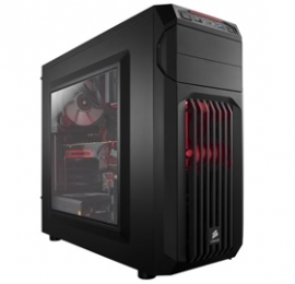 Corsair CC-9011050-WW (SPEC-01) Corsair Carbide Series SPEC-01 Mid Tower Case, Red LED