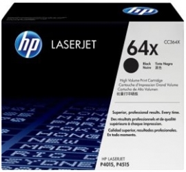 Hp Cc364x 64x Black High Yield Toner Cartridge Cc364x