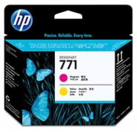 Hp Print Head No 771 Yellow - Magenta For D Ce018a