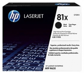 Hp Cf281x Hp 81x High Yield Black Original Laserjet Toner Cartridge