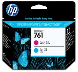 Hp Print Head No 761 Cyan Magenta For Desig Ch646a