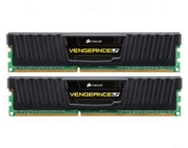 Corsair CML16GX3M2A1600C10 DDR3, 1600MHz 16G 2x240 Dimm, Unbuffered, 10-10-10-27, Vengeance Low