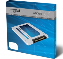 Crucial Mx100 256gb Sata 6gbps 2.5" 7mm (with 9.5mm Adapter) Ssd - Read Up To 550mb/ S, Write Up