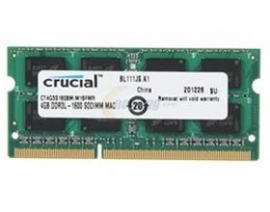 Crucial 4gb Ddr3 1600 For Mac 1x 4gb Sodimm 1.35v/ 1.5v Ct4g3s160bm