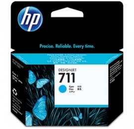 Hp Cz130a 711 29-ml Cyan Ink Cartridge Cz130a