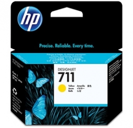 Hp Cz132a 711 29-ml Yellow Ink Cartridge Cz132a