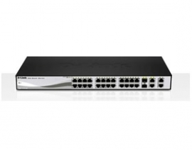 D-link Smart Iii - 24-port 10/ 100mpbs + 4 Giga Port/ 2 Combo Cooper/ Sfp Web Smart Switch Des-1210-28p