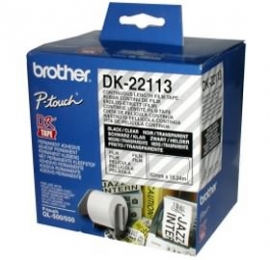 Brother Dk22113 Clear Continuous Film Roll 62mm X 15.24mm