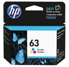Hp F6u61aa Hp 63 Tri-color Original Ink Cartridge