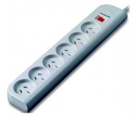 Belkin Economy 6 Way Surge Protector - 2 Metre F9e600vau2m