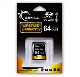 G.skill 64gb Secure Digital Extended Capacity (sdxc) Flash Card Uhs Speed Class 1 Bs/sd-ff-sdxc64gn-u1