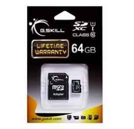 G.skill 64gb Micro Sdxc Uhs Speed Class 1 Ff-tsdxc64ga-u1