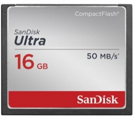 Sandisk Ultra 16gb Compactflash 50mb/ S (sdcfhs-0016g-q46) Ffcsan16gcful50