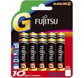 Fujitsu Alkaline G High Capacity Battery Aa 10 Pack