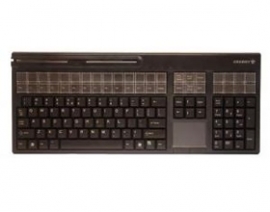 Cherry Tipro Lpos Qwerty Touch Pad Msr 127 Keys Black Usb G86-71411euadaa