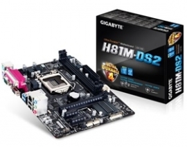 Gigabyte H81m-ds2 Matx S1150, Ddr3, Usb3, Vga Ga-h81m-ds2