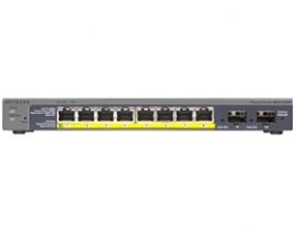 Netgear Gs110tp-200ajs Netgear Gs110tp Prosafe 8-port Gigabit Ethernet Poe Smart Switch With 2