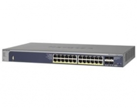 Netgear Gsm7224p-100ajs 24pt Ge Poe L2 Mgd Switch