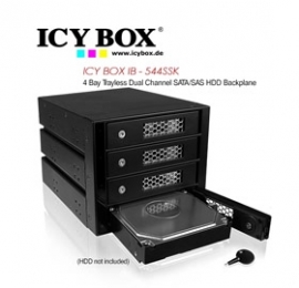 Icy Box (ib - 544ssk) 4 Bay Trayless Dual Channel Sata/ Sas Hdd Backplane Hddicy544ssk