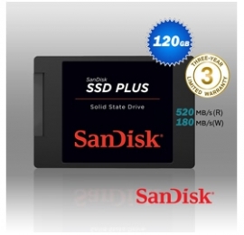 Sandisk Ssd Plus 120gb 2.5 Inch Sata Iii Ssd Sdssda-120g Hddsansdssda120g