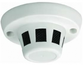 Smoke Detector Cameras, Color 1/ 3" Sony, 480 Tv Lines, Low Illumination, 3.6mm Board Lens, Pal