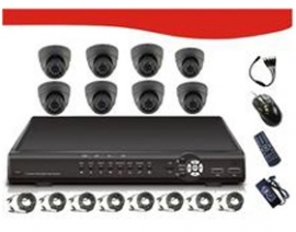 Signageit 8ch Combo Kits Includes 8* 1/ 4"sharp 3.6mm Rj2421fa Ccd 420tv Line, Pal:500(h)x582(v)