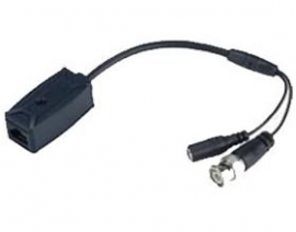 Rj45 Output To Passive Video Barun With Video(bnc) & 12 Vdc Power Plug(female). S/cam/kttp111vpj-l