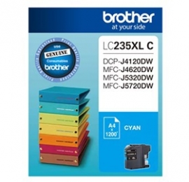 Brother Lc235xlc Cyan Ink Cartridge To Suit Dcp-j4120dw/ Mfc-j4620dw/ J5320dw/ J5720dw - Up To