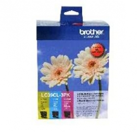 Brother Lc39cl3pk Clr Ink 3pack Lc39cl3pk