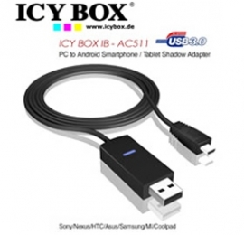 Icy Box (ib - Ac511) Pc To Android Smartphone/ Tablet Shadow Adapter Mobicyac511