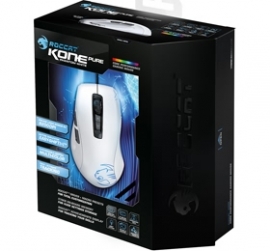 Roccat Kone Pure Color Edition Phantom White Core Performance Gaming Mouse