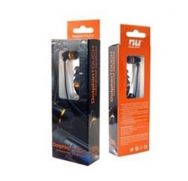 Nu Sporty Waterproof Earphone Kit Black White/ Flat Line