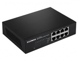 Edimax 8 Pt Gigabit POE Switch 85W, 4X POE/ 4X Gigabit/ Desktop GS-1008PHE