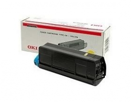 OKI Toner Cartridge For C5100/ 5300 Yellow, 5, 000 Pages