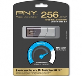 Pny 256gb Turbo Usb 3.0 Flash Drive Up To 10x Faster Than Standard Usb 2.0 Flash P-fd256tbop-ge