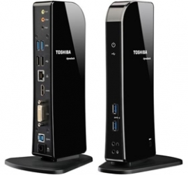 Toshiba Dynadock U3.0 Universal Usb 3.0 Docking Station. 2 X Usb 3.0 Ports, 2 X Usb 2.0 Ports