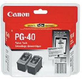 Canon Pg40 Twin Pk Blk Ink Carts Pg40-twin
